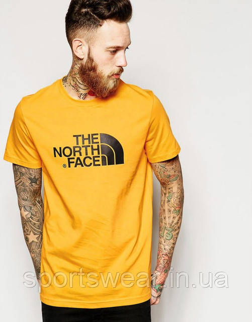 Чоловіча жовта Футболка The North Face "" В стилі The North Face ""