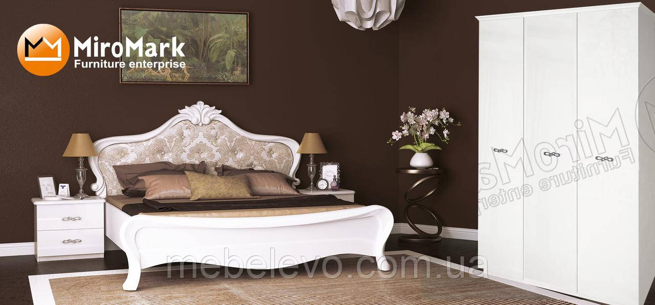 Спальня Прованс / Provance 3Д білий глянець Миро-Марк