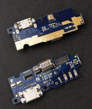 Плата з конектором USB і мікрофоном для Meizu M2, фото 1