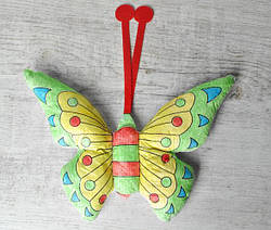 Дитяча іграшка-розмальовка метелик із фломастерами 4509