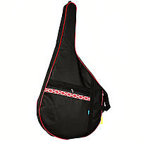 Чохол для бандури, чернігівській, львівській, з утеплювачем 10мм. Червоний орнамент