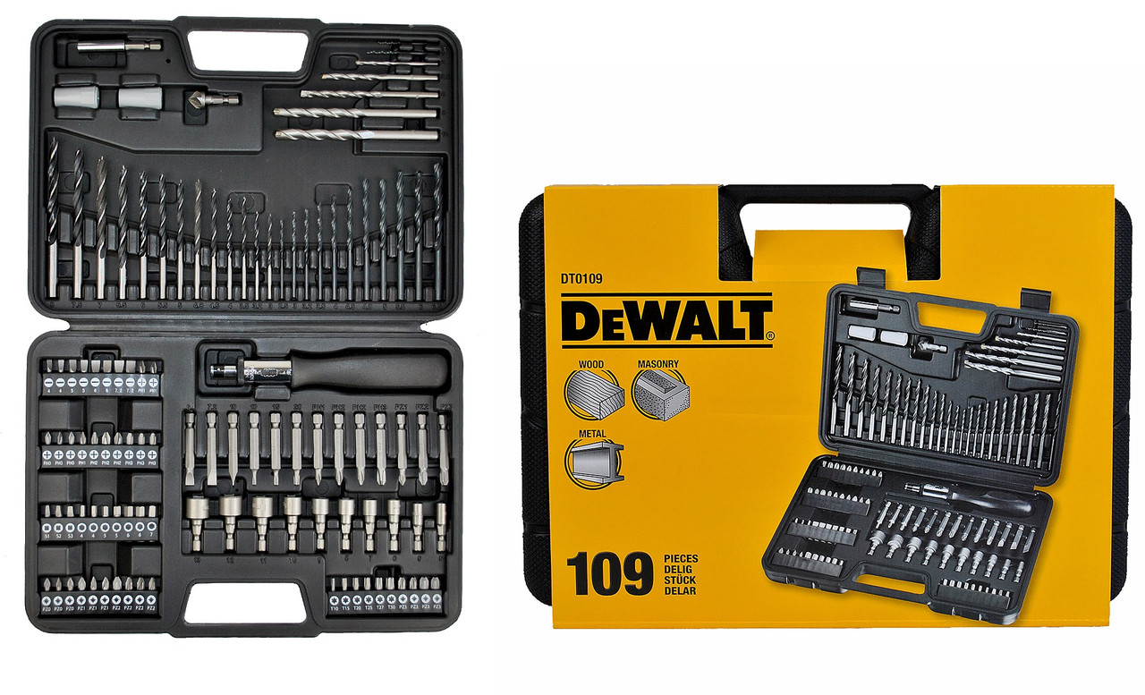Набір свердел і біт DEWALT DT0 109 