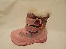 Зимові чоботи дитячі для дівчинки ТМ Шалунишка