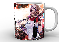 Кухоль GeekLand білий Загін Самогубців Suicide Squad Harley SS.02.008