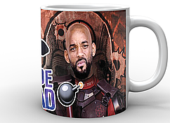 Кухоль GeekLand білий Загін Самогубців Suicide Squad Дедшот SS.02.034