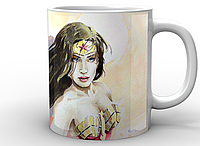 Кружка GeekLand белая Чудо-Женщина Wonder Woman art WW.02.009