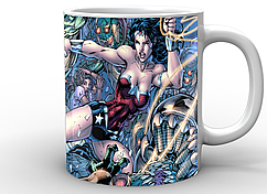 Кружка GeekLand біла Чудо-Жінка Wonder Woman comics WW.02.012