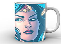 Кружка GeekLand біла Чудо-Жінка Wonder Woman face WW.02.020