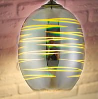 Декоративный светильник 3D эффект LASER E27 овал