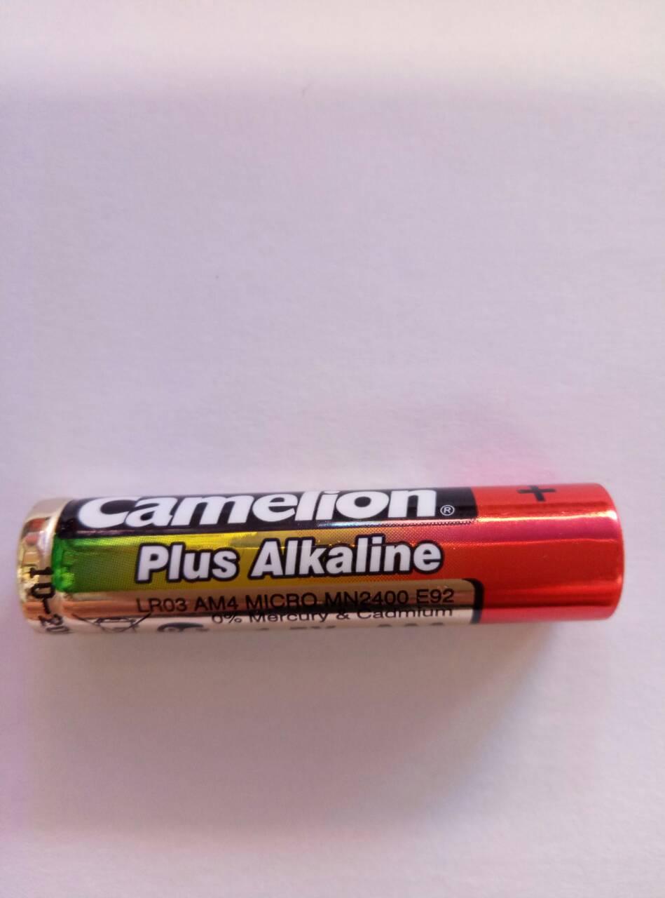 Батарейка Camelion LR03 (AAA) лужна 1.5V, 4 шт. для фотоапаратів та іграшок