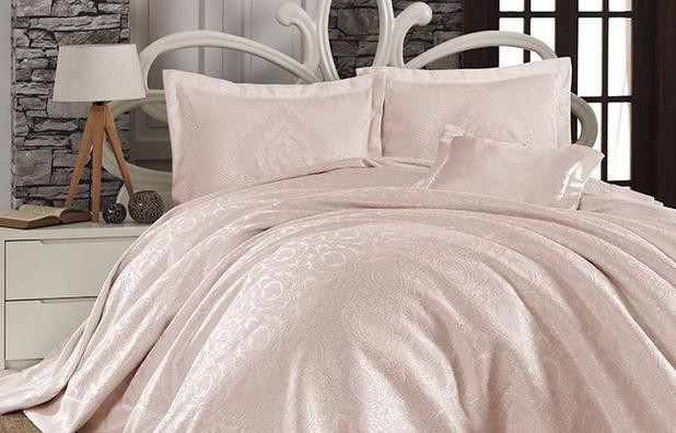 Простирадло 240*260 в наборі з наволочками First Choice Sonil Pique Frida somon