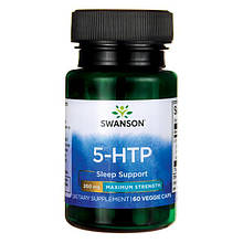 5-гідроксітріптофан, Swanson 5-HTP, 200 мг, 60 капсул