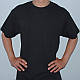 Футболка чоловіча колір чорний бавовна 100% щільність 170g/m2 великий розмір MFH Німеччина 2XL, фото 3