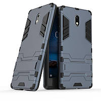 Чохол Nokia 3 Hybrid Armored Case темно-синій