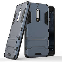 Чохол Nokia 5 Hybrid Armored Case темно-синій