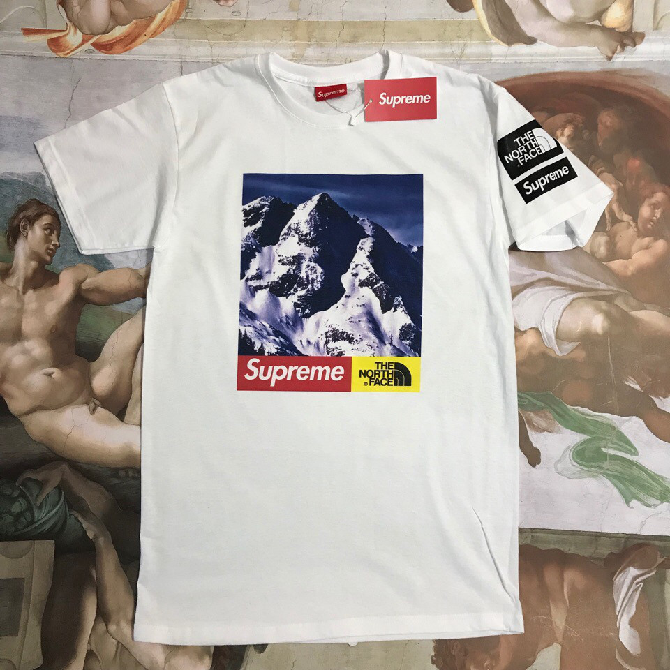 Футболка Supreme TNF біла • Відмінна з топової биркою XS