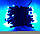 Вулична Світлодіодна Гірлянда Нитка String Light 100Led Синя без Мерехтіння ч/пр, фото 4