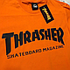 Thrasher помаранчева футболка чоловіча • Бірки на фото, фото 3