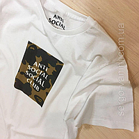 Футболка ASSC x BAPE | Живые фото | Бирка Anti Social Social Club