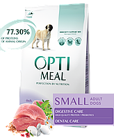 Корм Optimeal Dog Adult Small для взрослых собак с уткой, 12 кг