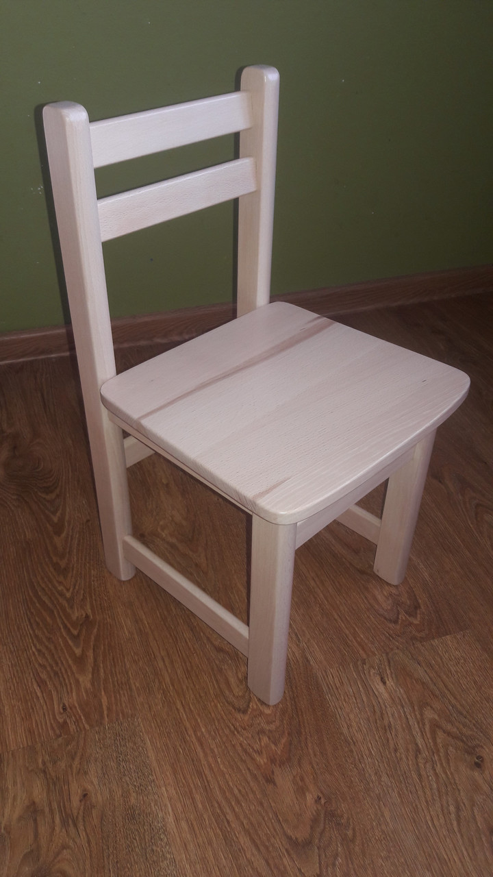 Стільчик "Міні" (складаний, дерев'яний) з БУКА, фото 1