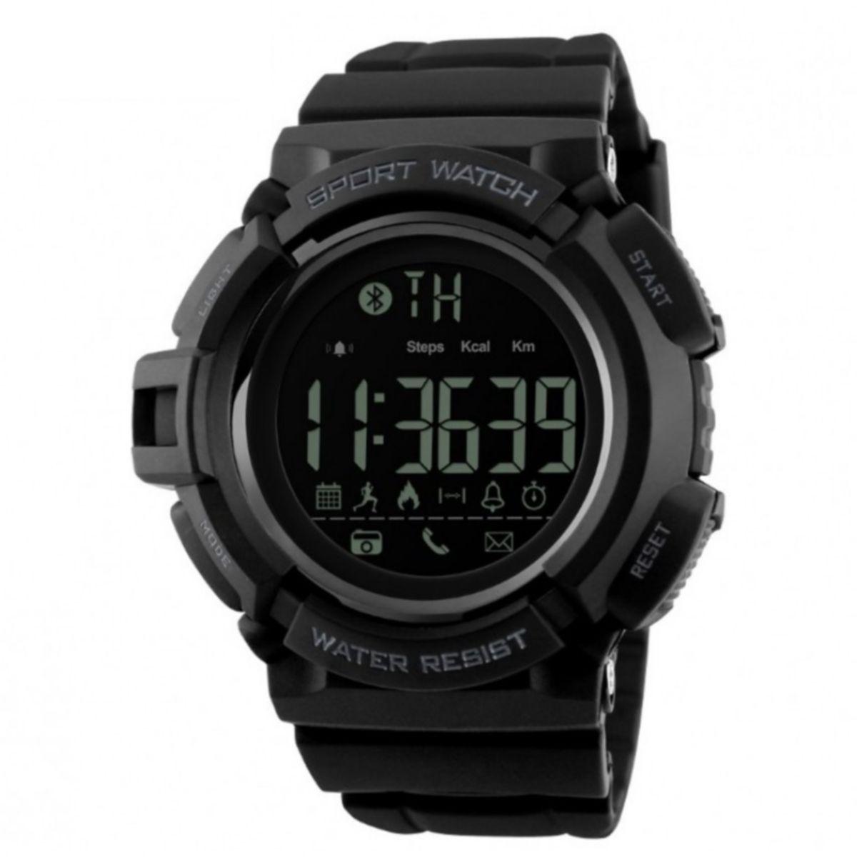 Skmei 1245 чорний чоловічий спортивний годинник