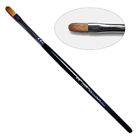 2G. Пензель для гелю овальний 6-s PNB, нейлон/Gel Brush oval 6-s, nylon