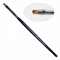 5G. Пензель для гелю квадратний 4-s PNB, нейлон/Gel Brush flat 4-s, nylon, 8,5 mm