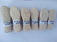 Устілки для взуття дитячі хутро зима на шкіркартоні розмір 25-35 розміри, фото 2