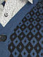 Чоловічий комбінований кардиган Better Life 1007Н Indigo, фото 2
