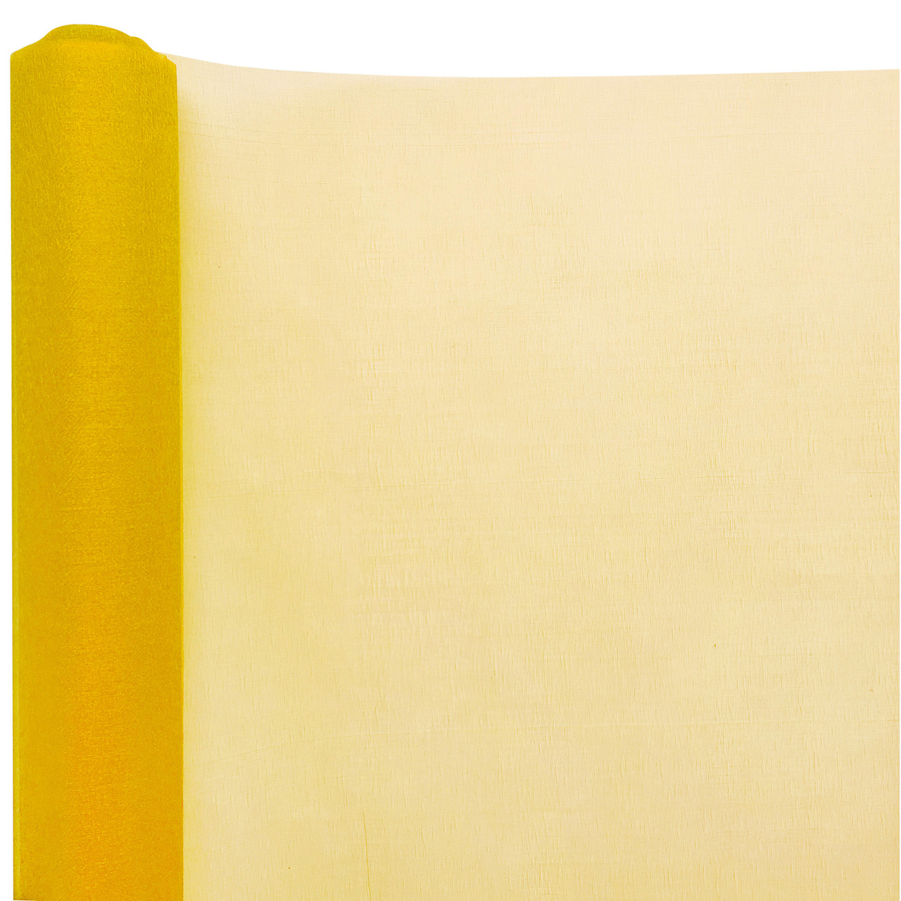 Органза snow золотиста 47 см х 10 ярдів, фото 1