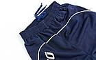 Штани футболіста підліткові F50 9053T-B (поліестер, р-р 26-32, зріст 125-155, чорний синій), фото 7