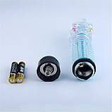 Гелевий вібратор Silicone ribbed з кульками, фото 5