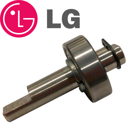 Вал відра хлібопічки LG Ø-8х42мм + підшипник - запчастини для хлібопічок LG