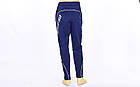 Штани футболіста підліткові F50 9053T-B (поліестер, р-р 26-32, зріст 125-155, чорний синій), фото 3