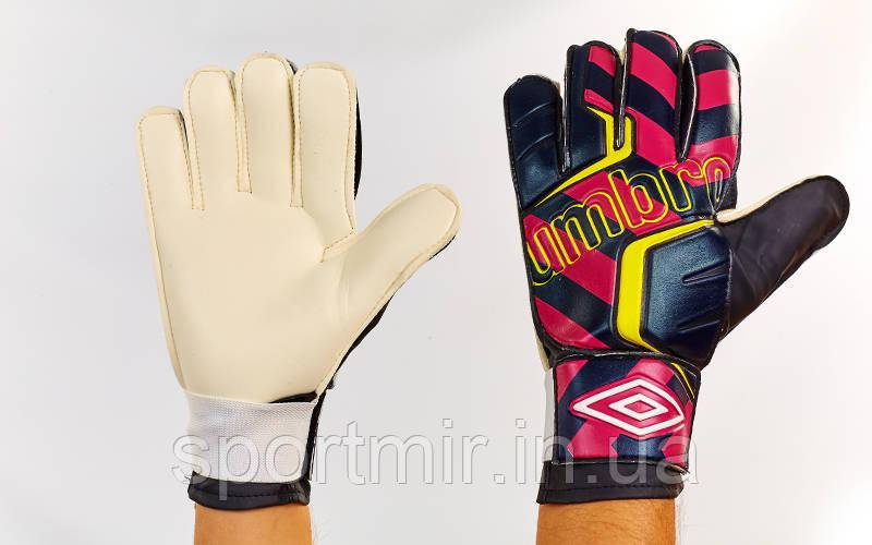 Рукавиці воротарські FB-840-2 UMB (PVC, р-р 9-11, чорний-червоний-жовтий), фото 1