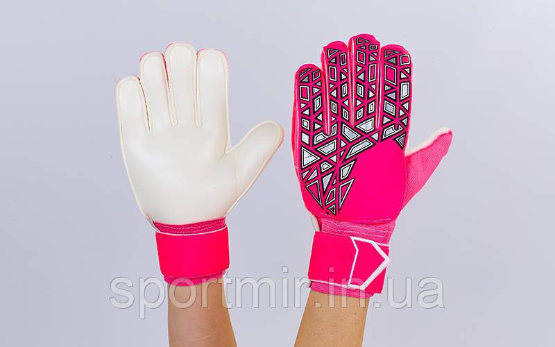 Рукавиці воротарські із захисними вставками на пальці FB-888 (PVC,р-р 8-10, кольори в асортименті), фото 1