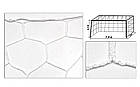 Сітка на ворота футбольні тренувальна безвузлова (2 шт.) С-6003 (PL 2,5 мм, яч. 7,5см, PVC чехол), фото 2