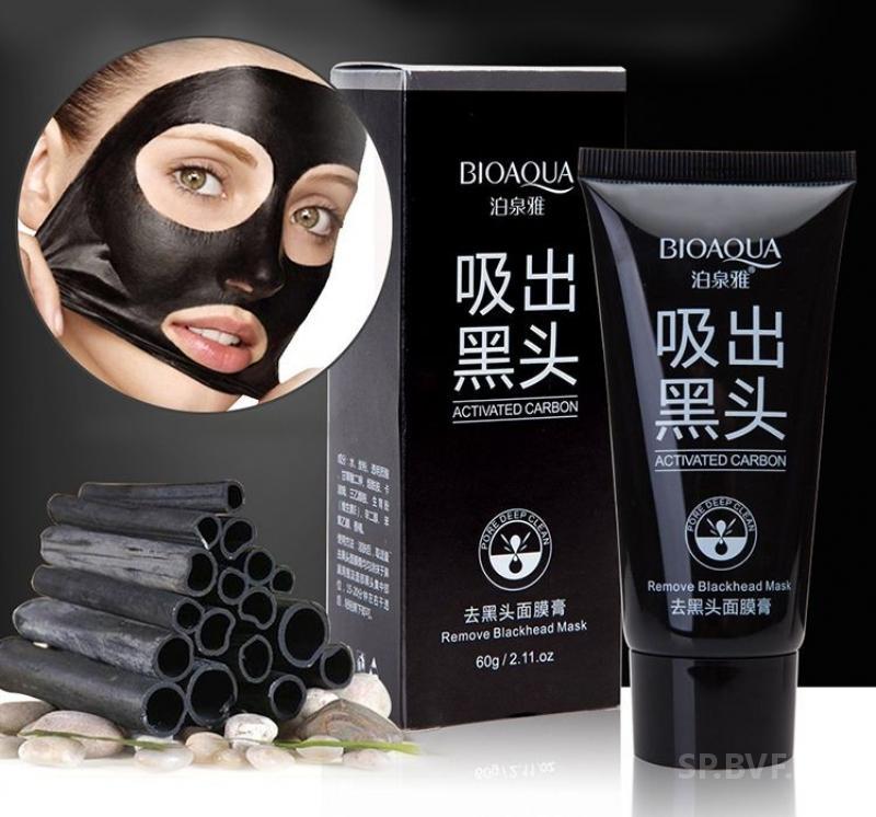 Очищаюча маска-плівка з бамбуковим вугіллям Bioaqua Blackhead Removal Bamboo Charcoal Black Mask