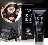 Очищающая маска-плёнка с бамбуковым углём Bioaqua Blackhead Removal Bamboo Charcoal Black Mask