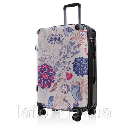 Дорожній чемодан Hauptstadtkoffer BLNBAG Bird Love Midi блакитний, фото 2