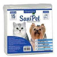 Природа - Пеленки Sanipet ( Санипет) для собак 60*60см упаковка 15шт