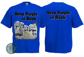 Футболка DEEP PURPLE In Rock синя, фото 1
