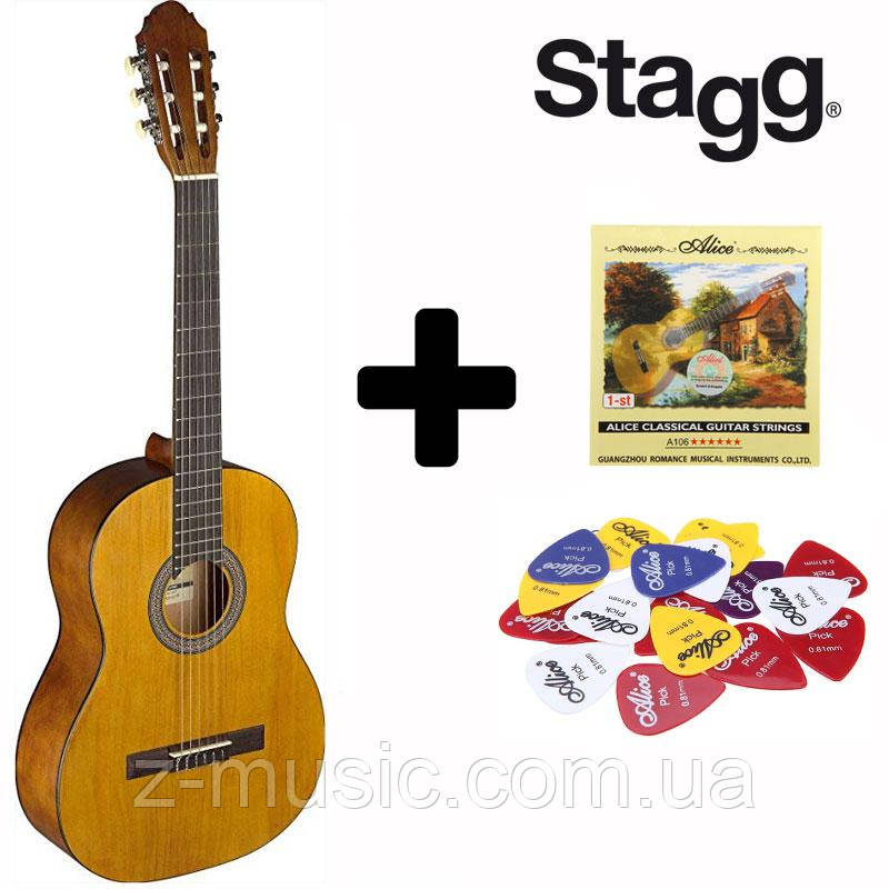 Гітара класична Stagg C440 NT (Струна+Медиатор), фото 1