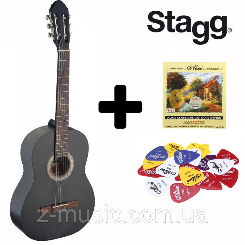 Гітара класична Stagg C440 M BK  (Струна + Медіатор)