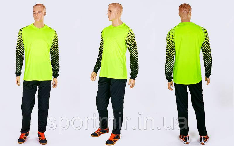 Форма футбольного воротаря FIRST CO-018-G (PL, р-р L-XXL, салатовий), фото 1