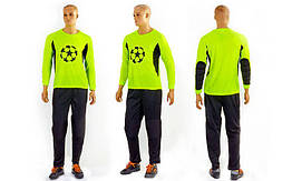 Форма футбольного воротаря GOAL CO-5906-LG 026 (PL, р-р L-XXL, салатовий)