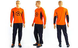 Форма футбольного воротаря GOAL CO-5906-OR 026 (PL, р-р L-XXL, жовтогарячий)