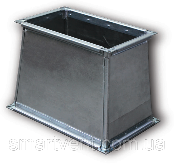 Перехід центральний без фланця, оц. 0,9 мм