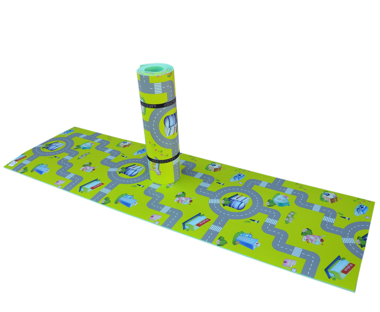 Дитячий розвиваючий ігровий килимок OSPORT Автодорога (FI-0053)